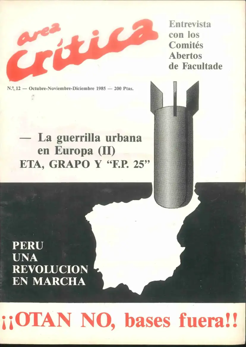 Portada de Área Crítica Nº 12