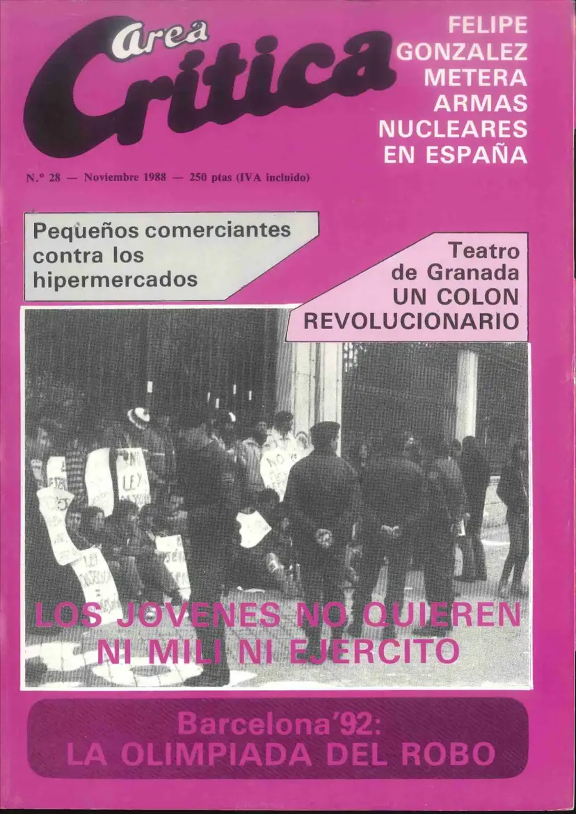Portada de Área Crítica Nº 28