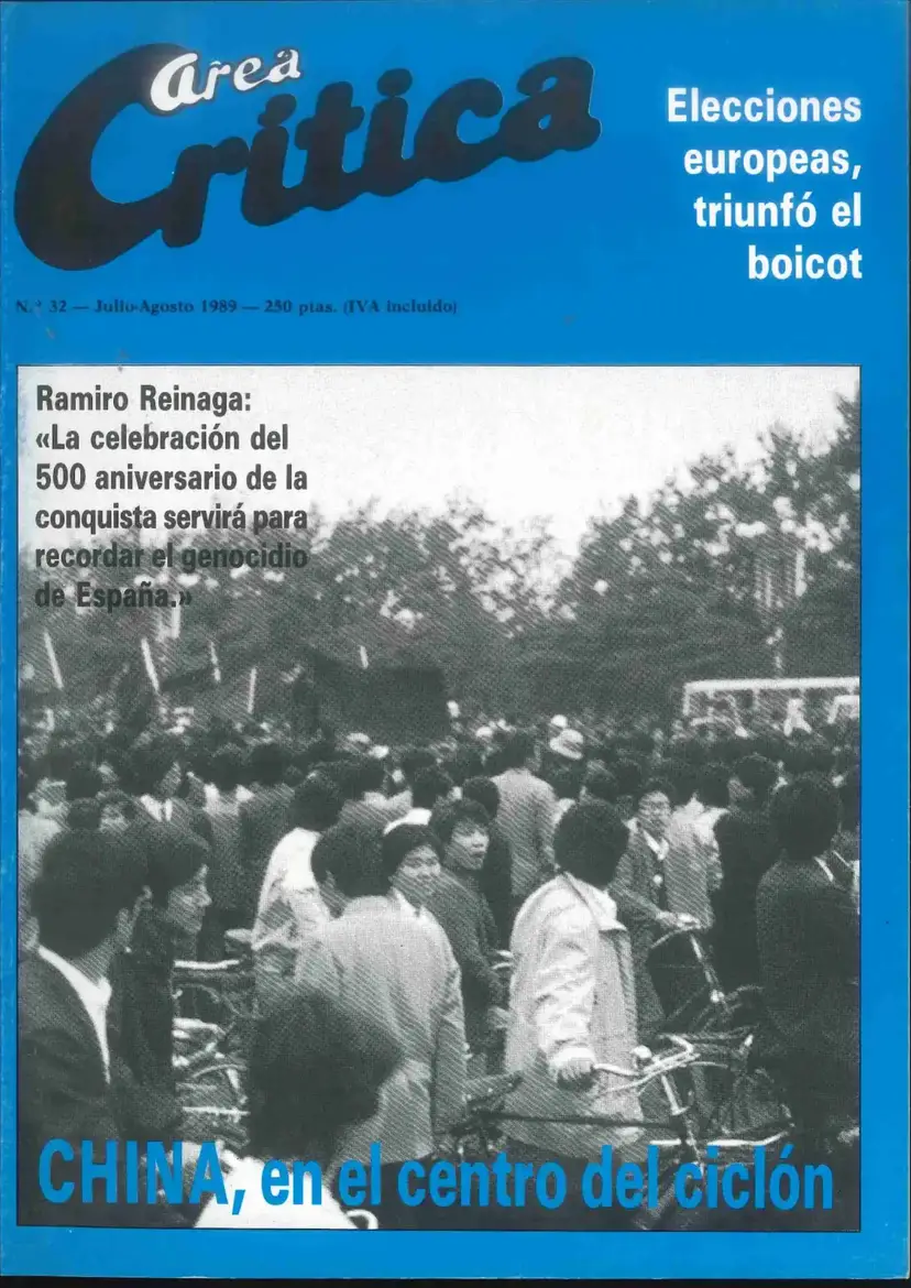 Portada de Área Crítica Nº 32